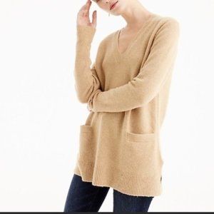 J. Crew Tan V-Neck Sweater